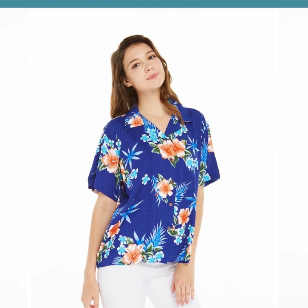 Hawaii Hangover 100% Rayon Womens Hawaii Aloha Shirt